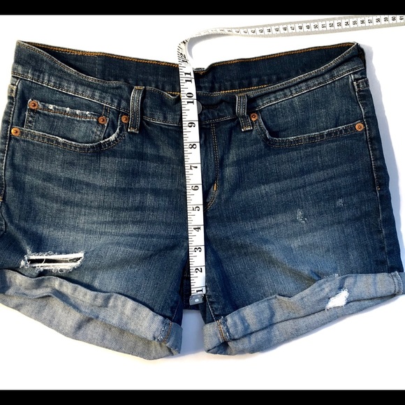 Levi Blue Jean Shorts - Picture 7 of 7